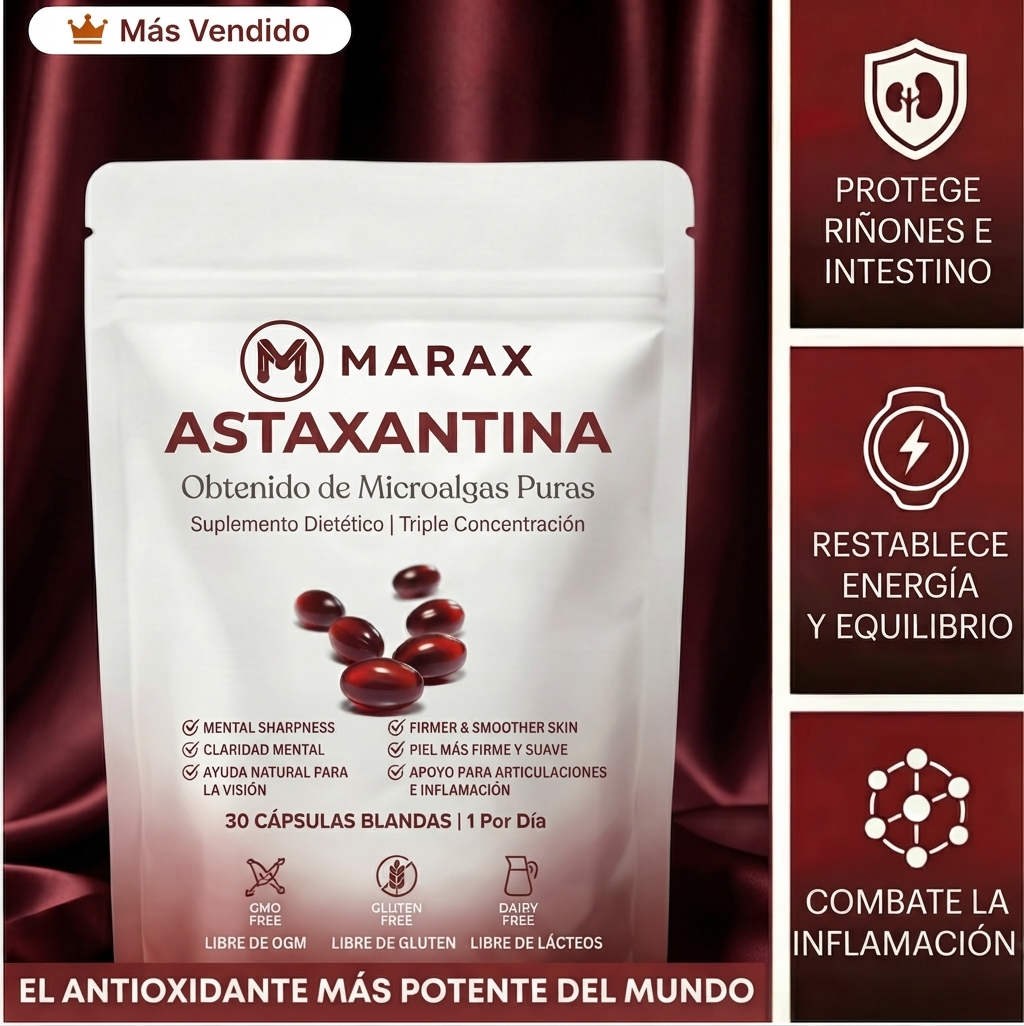 MARAX Astaxantina – Extracto de Microalgas Puras