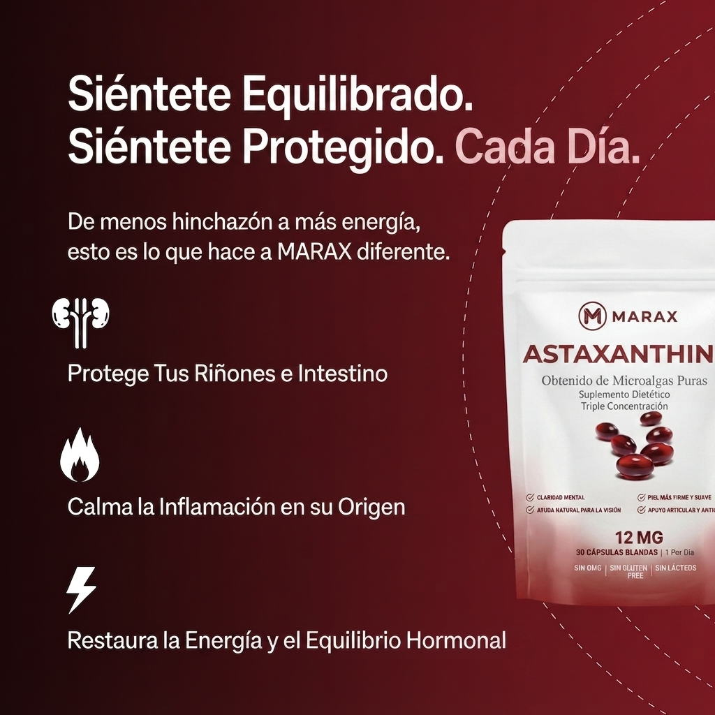 MARAX Astaxantina – Extracto de Microalgas Puras